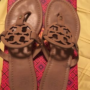 Tory Burch Authentic leather Miller sandal